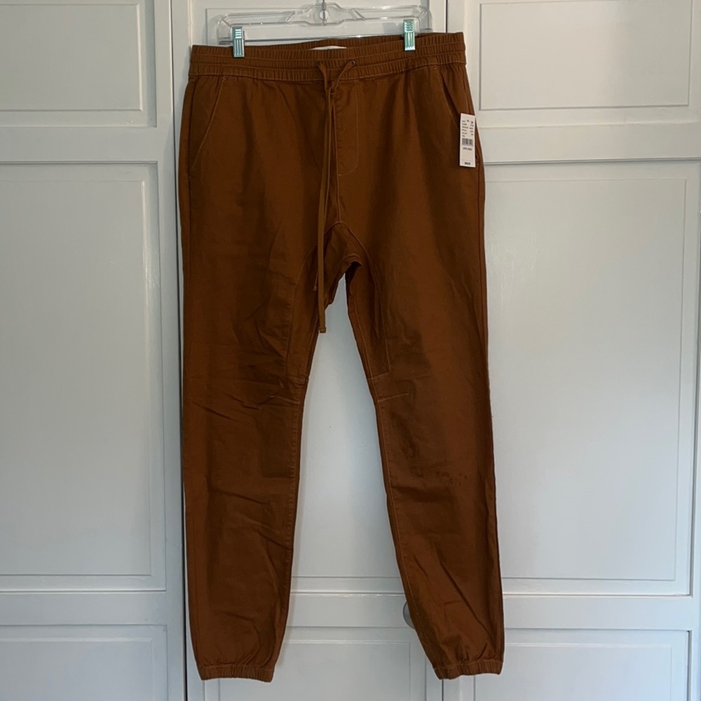 PACsun men’s joggers. Size large. Color “tan”